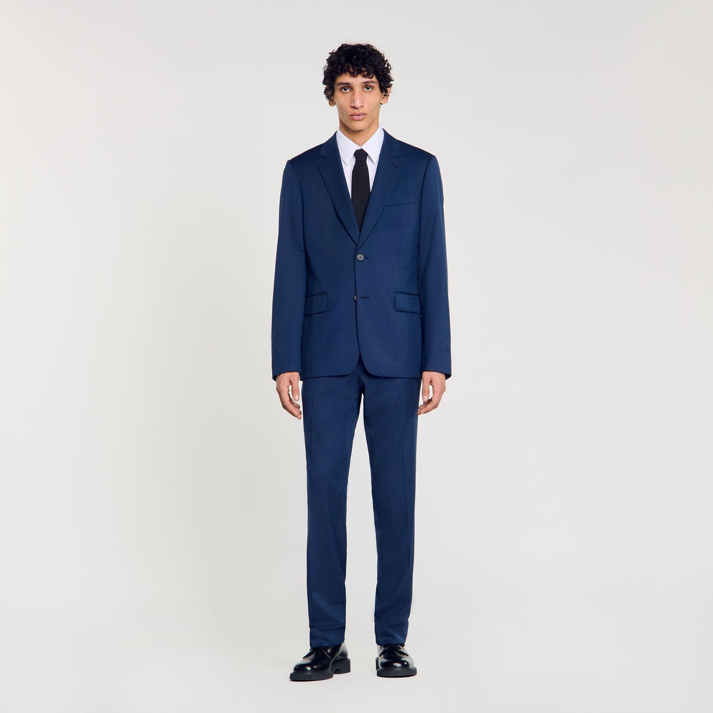 Sandro Wool suit jacket Royal Blue