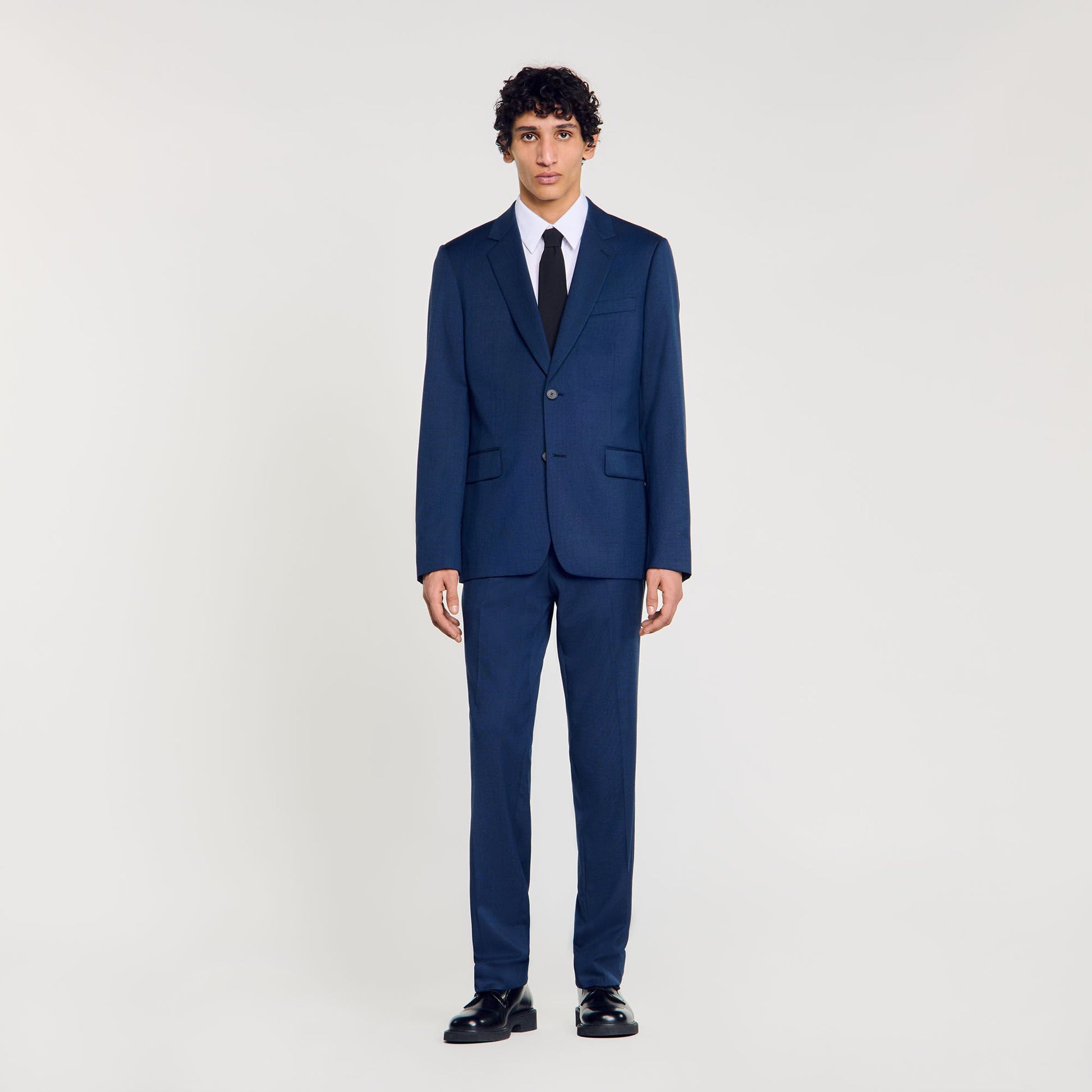 Sandro Wool suit jacket Royal Blue