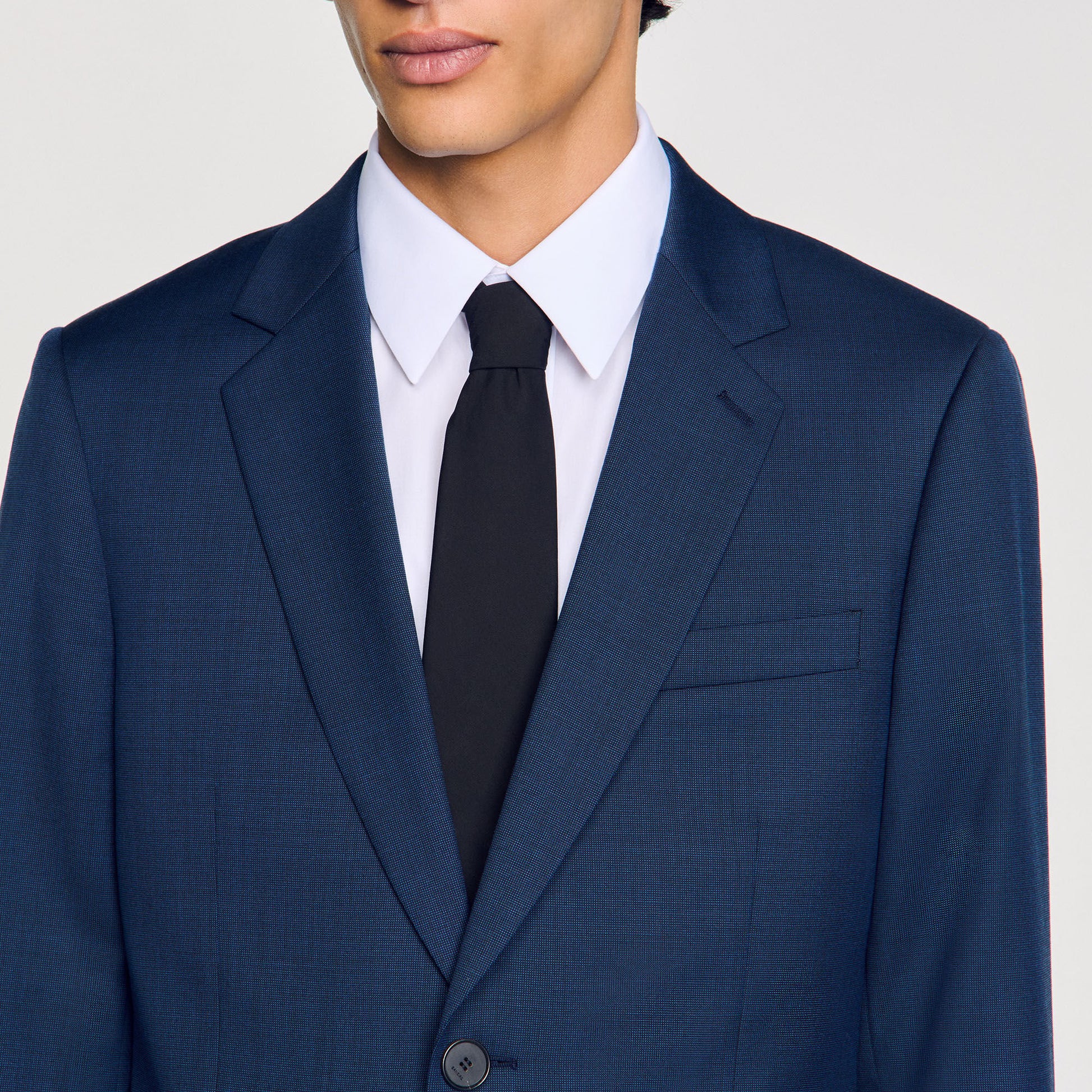 Sandro Wool suit jacket Royal Blue