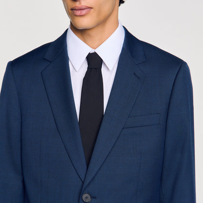 Sandro Wool suit jacket Royal Blue