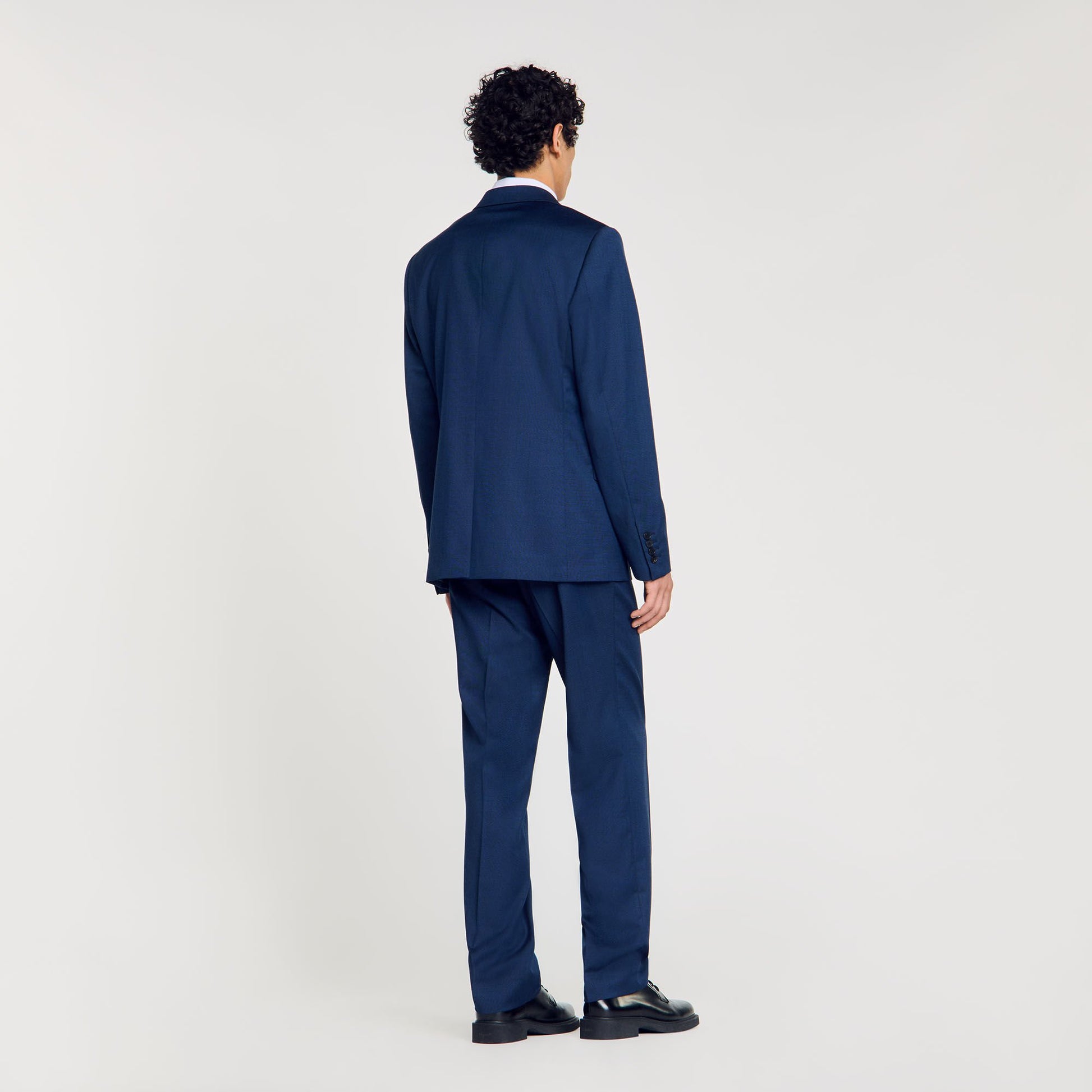 Sandro Wool suit jacket Royal Blue
