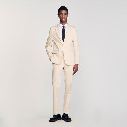 Sandro Suit jacket Ivory.