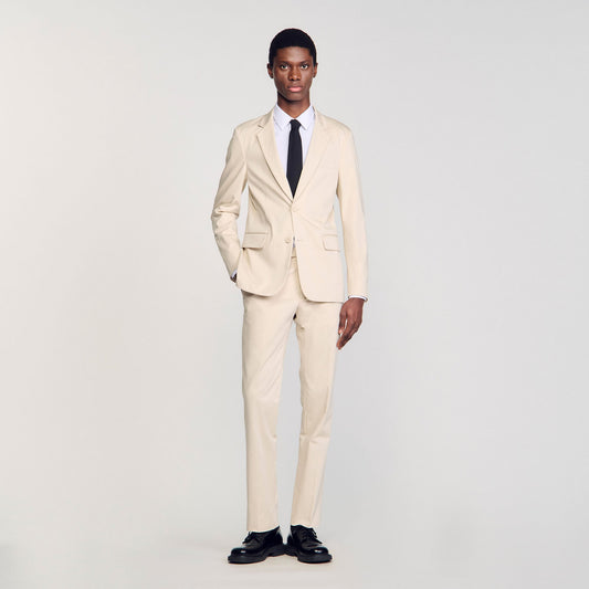 Sandro Suit jacket Ivory.