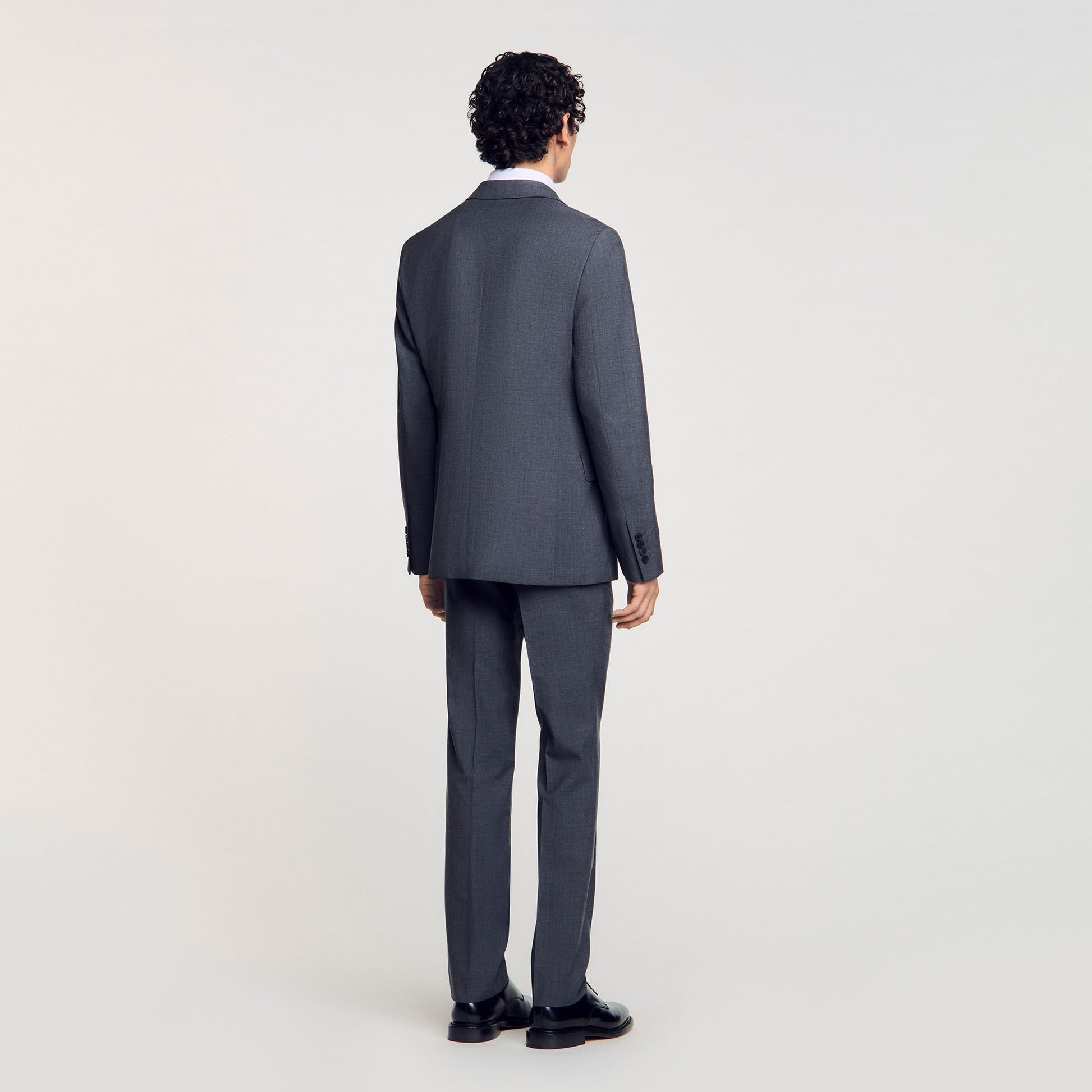 Sandro Wool suit jacket Mocked Grey