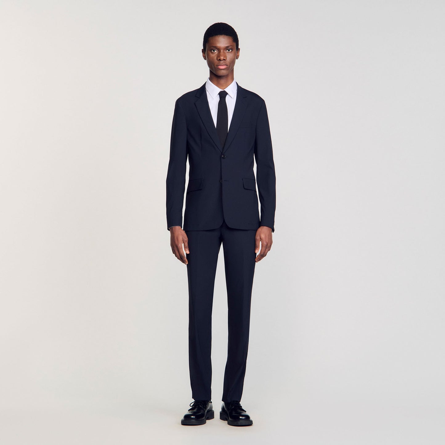 Sandro Wool suit jacket Navy Blue