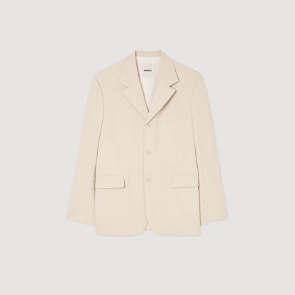 Sandro Oversized wool suit jacket Oats