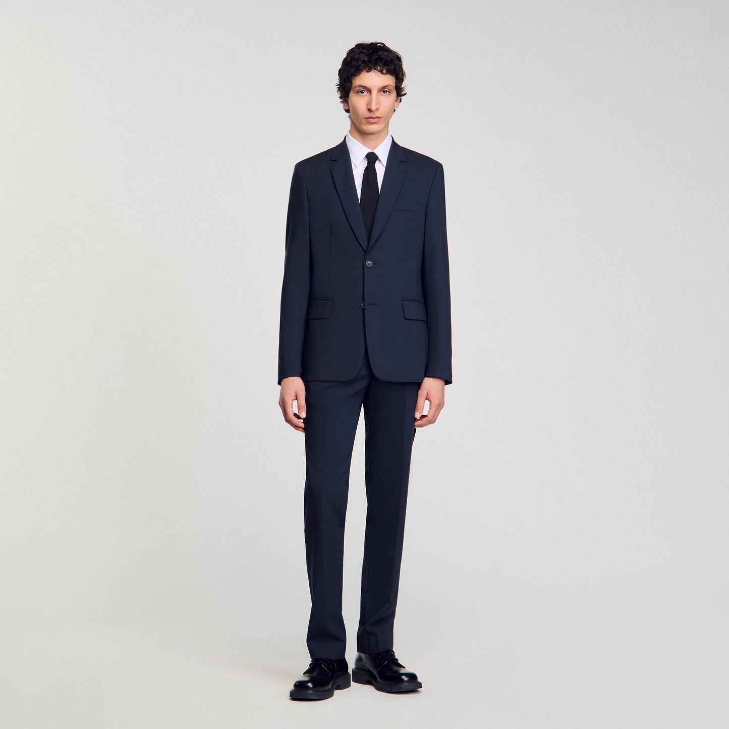 Sandro Wool suit jacket Midnight Blue