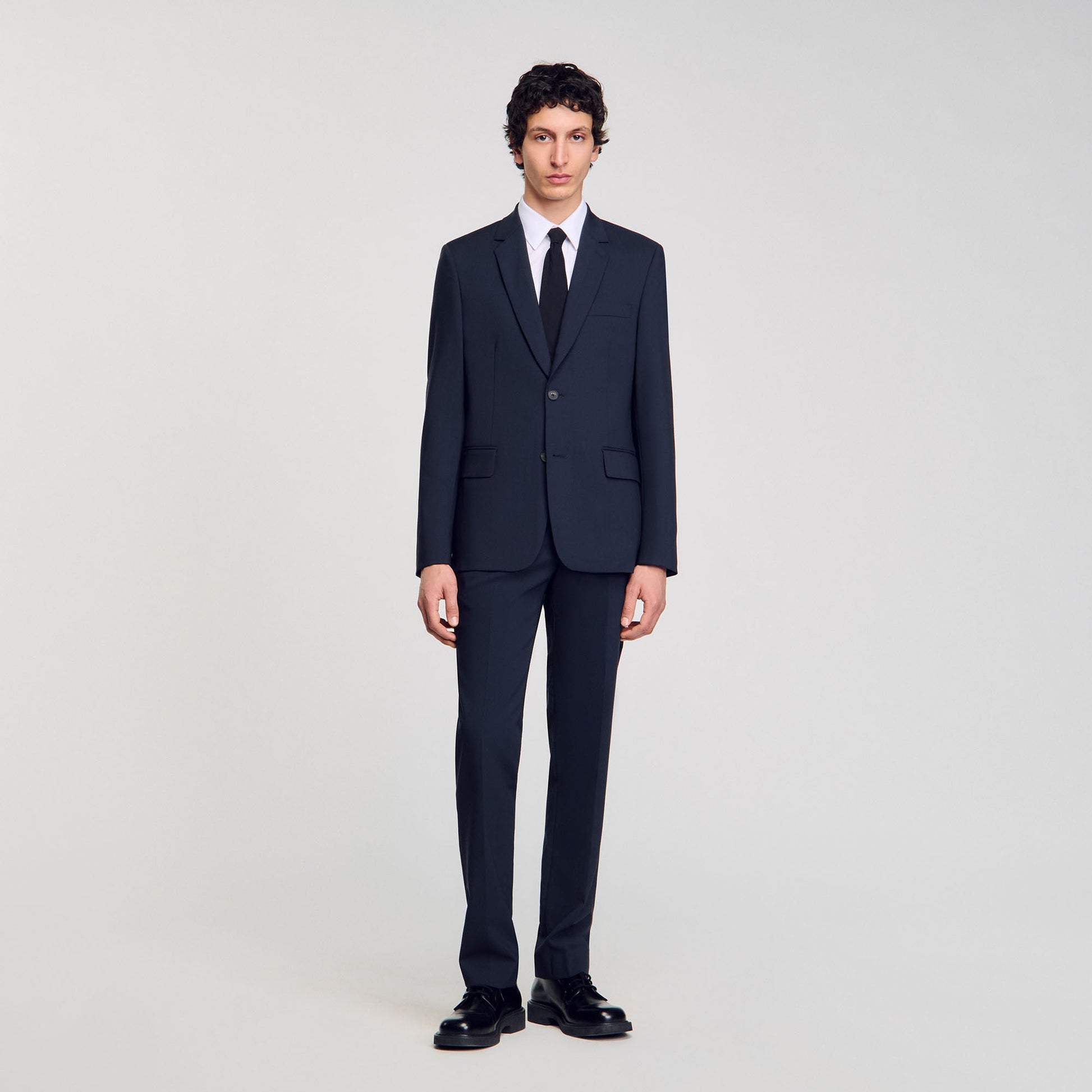 Sandro Wool suit jacket Midnight Blue