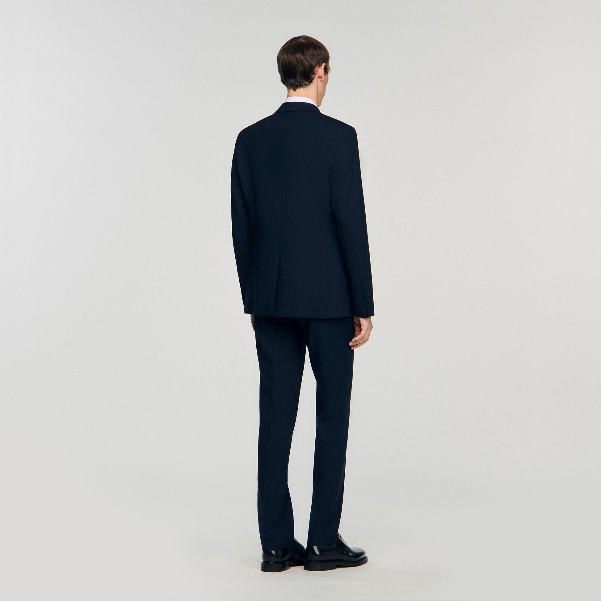 Sandro Wool suit jacket Navy Blue