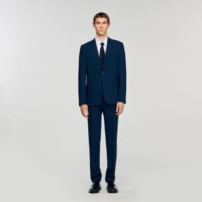 Sandro Wool suit jacket Royal Blue