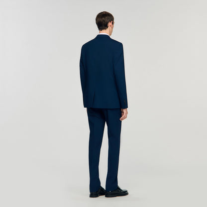 Sandro Wool suit jacket Royal Blue