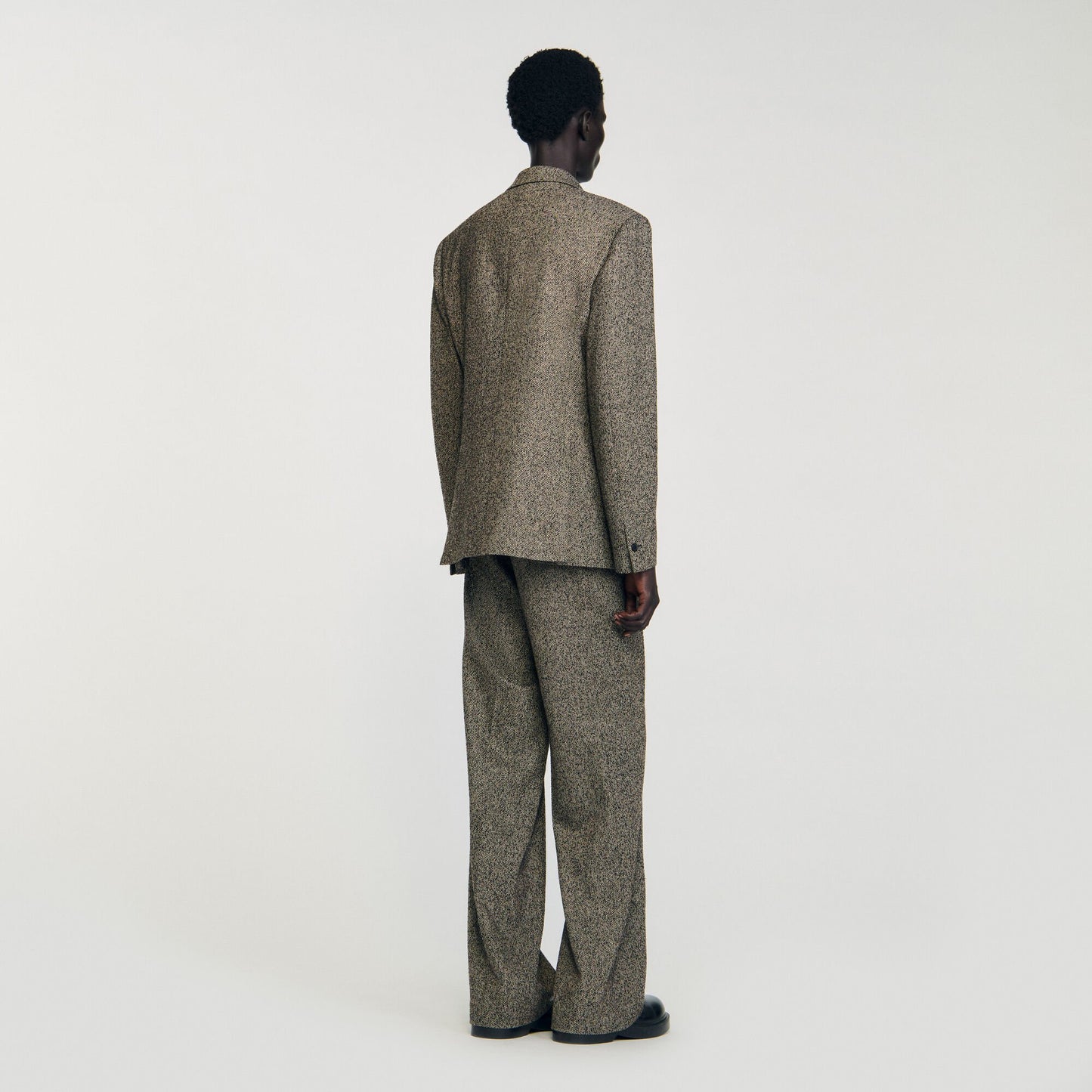 Sandro Double-breasted suit jacket String Chine