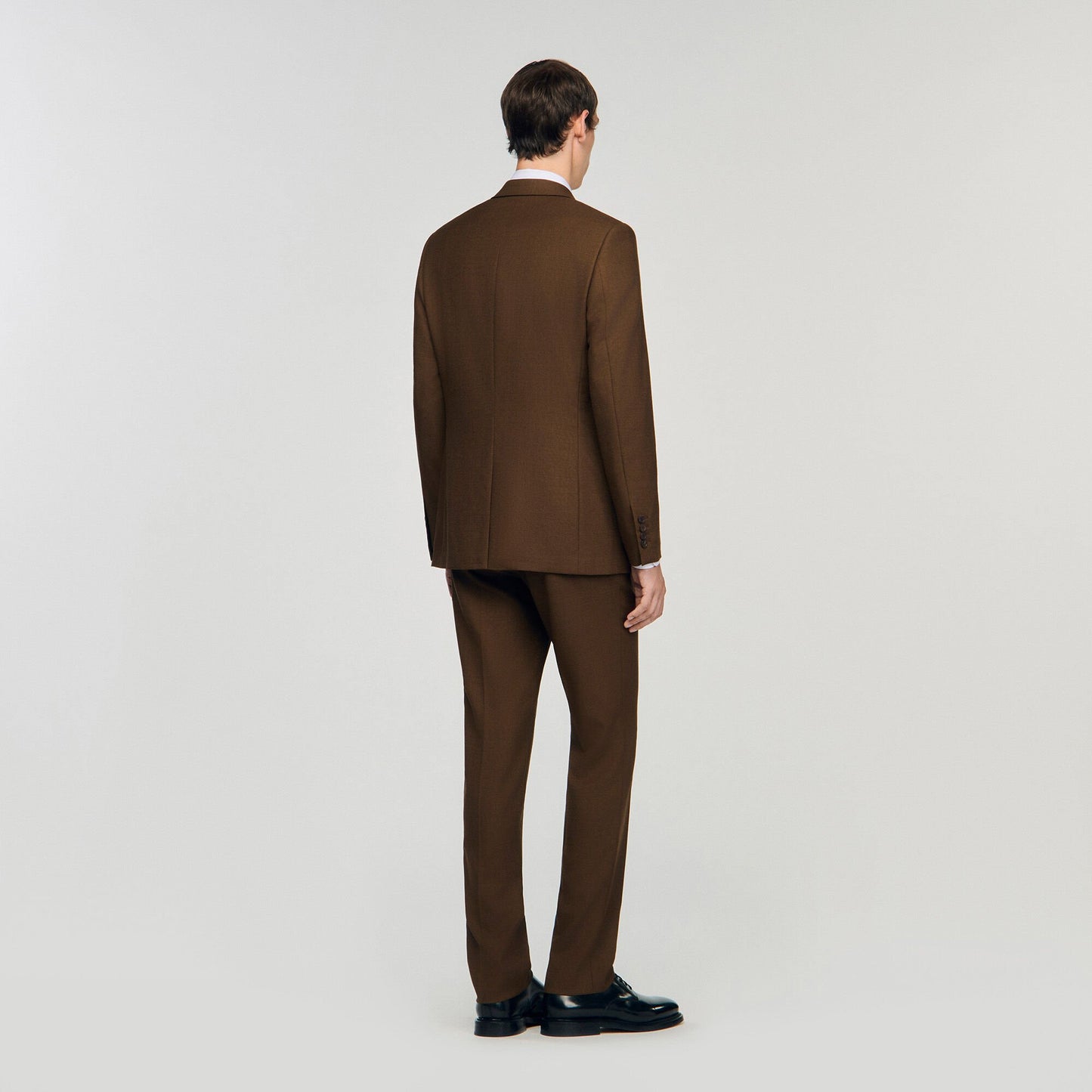 Sandro Wool suit jacket Tobacco Brown